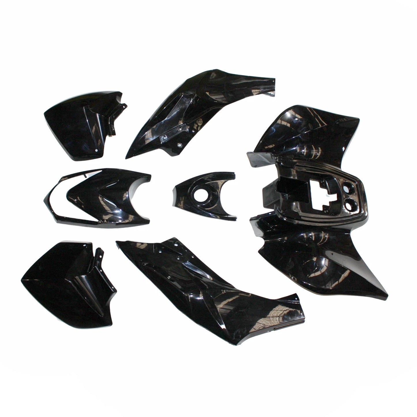 BLACK Plastics Fender Guards Cover for 125cc TIGER Quad Dirt Bike ATV