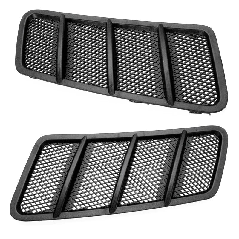 Left & Right Hood Air Vent Grille Covers for Mercedes W166 ML GL Class (2012-2015)