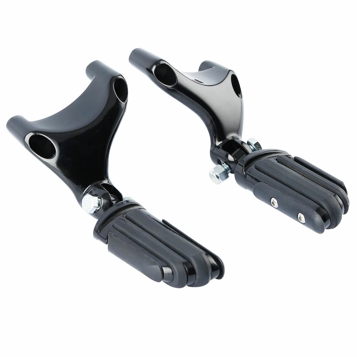 Black Rear Passenger Footpeg Mount for Harley Sportster 883 1200 (2004-2013)
