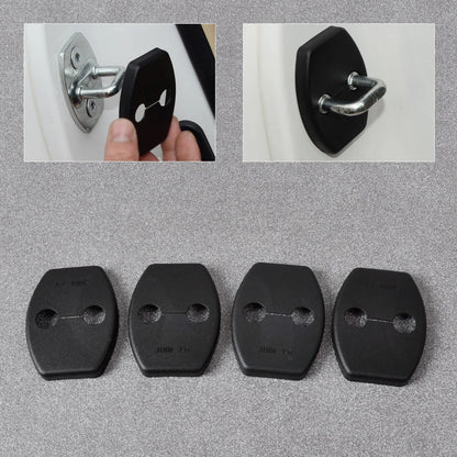4PC Car Door Storm Cover Lock Protectors for Toyota Highlander Yaris (2001-2023)