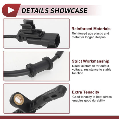 ABS Wheel Speed Sensor for Jeep JL Wrangler (2018-2023)