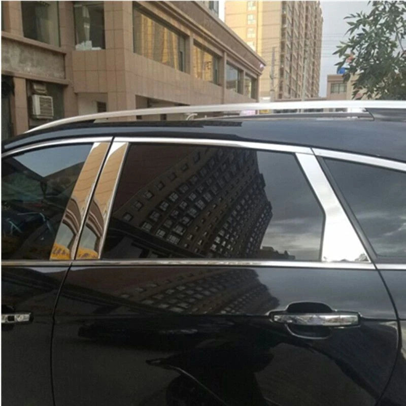 Stainless Steel Window Pillar Post Trims Cover for Cadillac SRX(2010–2016)