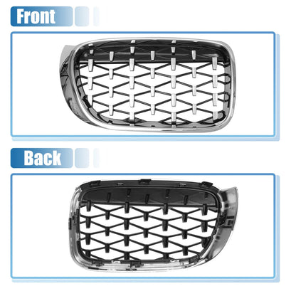 1x Front Hood Bumper Grille Grill for BMW X3 F25 (2014-2017)