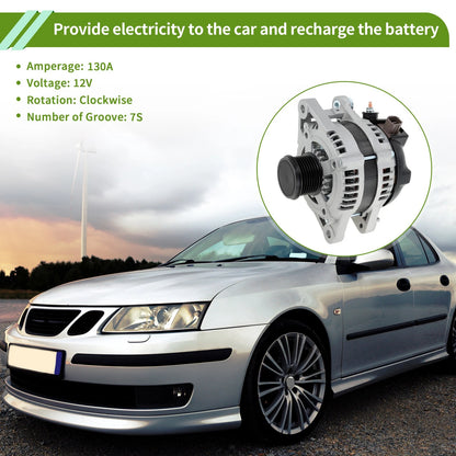 Alternator / 130A 12V for Toyota Corolla (2009–2013)