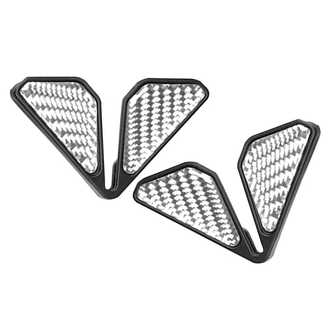 Silver Car Door Corner Covers Bumper Protectors