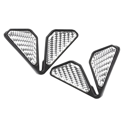 Silver Car Door Corner Covers Bumper Protectors