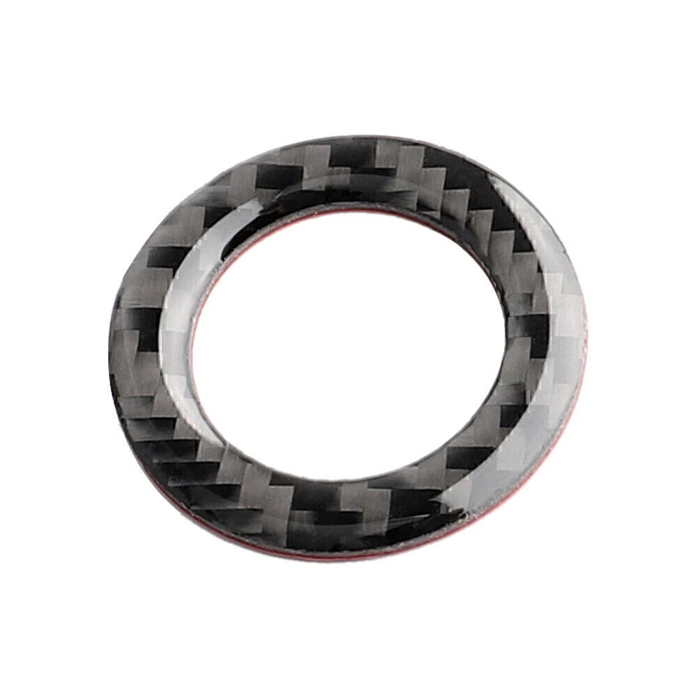 Carbon Fiber Start Stop Switch Trim Cover for Ford Mustang (2009-2013)