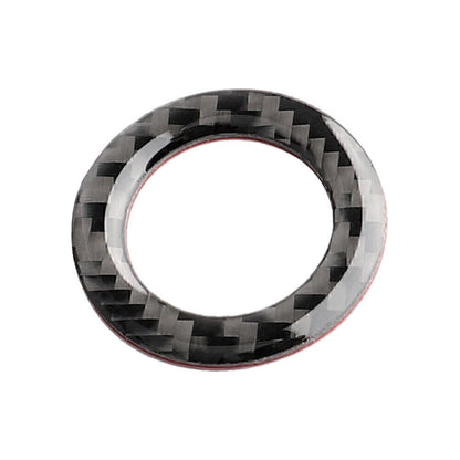 Carbon Fiber Start Stop Switch Trim Cover for Ford Mustang (2009-2013)