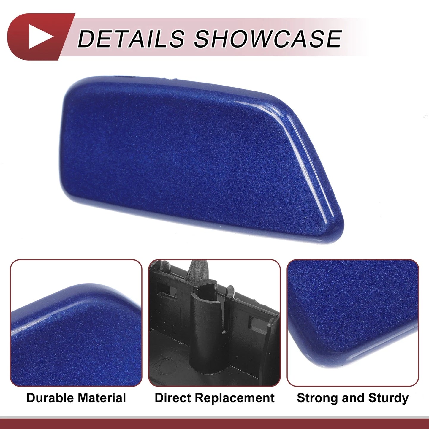 Front Right Washer Nozzle Cover for Subaru Forester (2009-2012) Blue