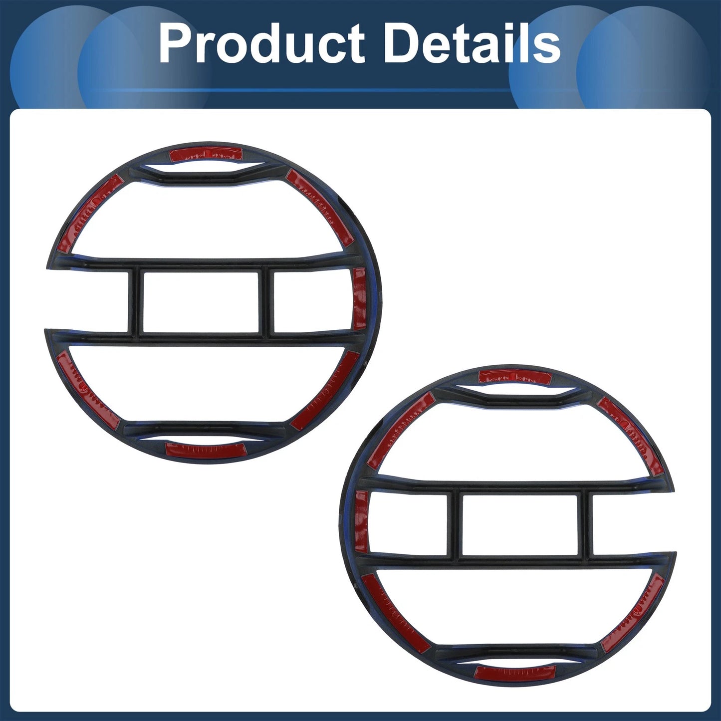 Front Left & Right Headlight Trim Bezels for Ford Bronco