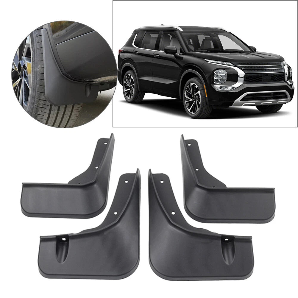 4pcs Wheel Mud Flaps for Mitsubishi Outlander PHEV (2022-2024)
