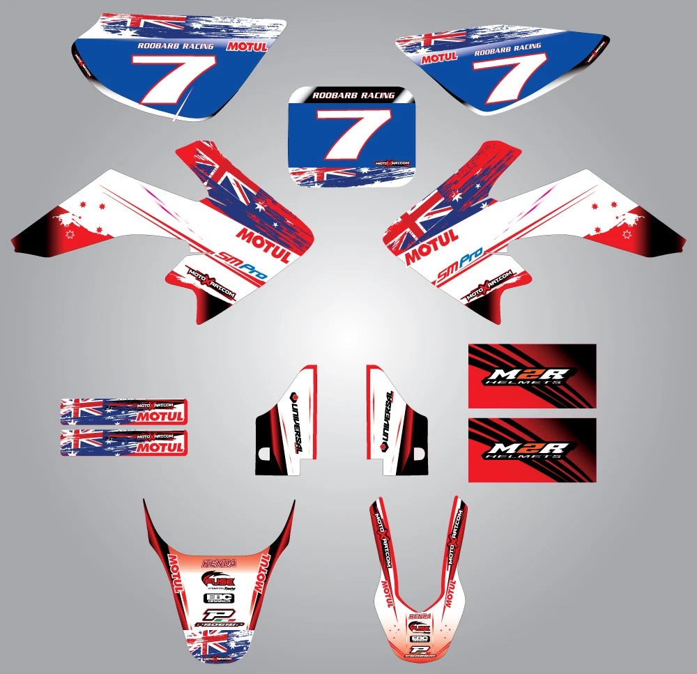 Custom Graphic Kit - AUSSIE PRIDE for Honda CRF 50 (2004-2012)