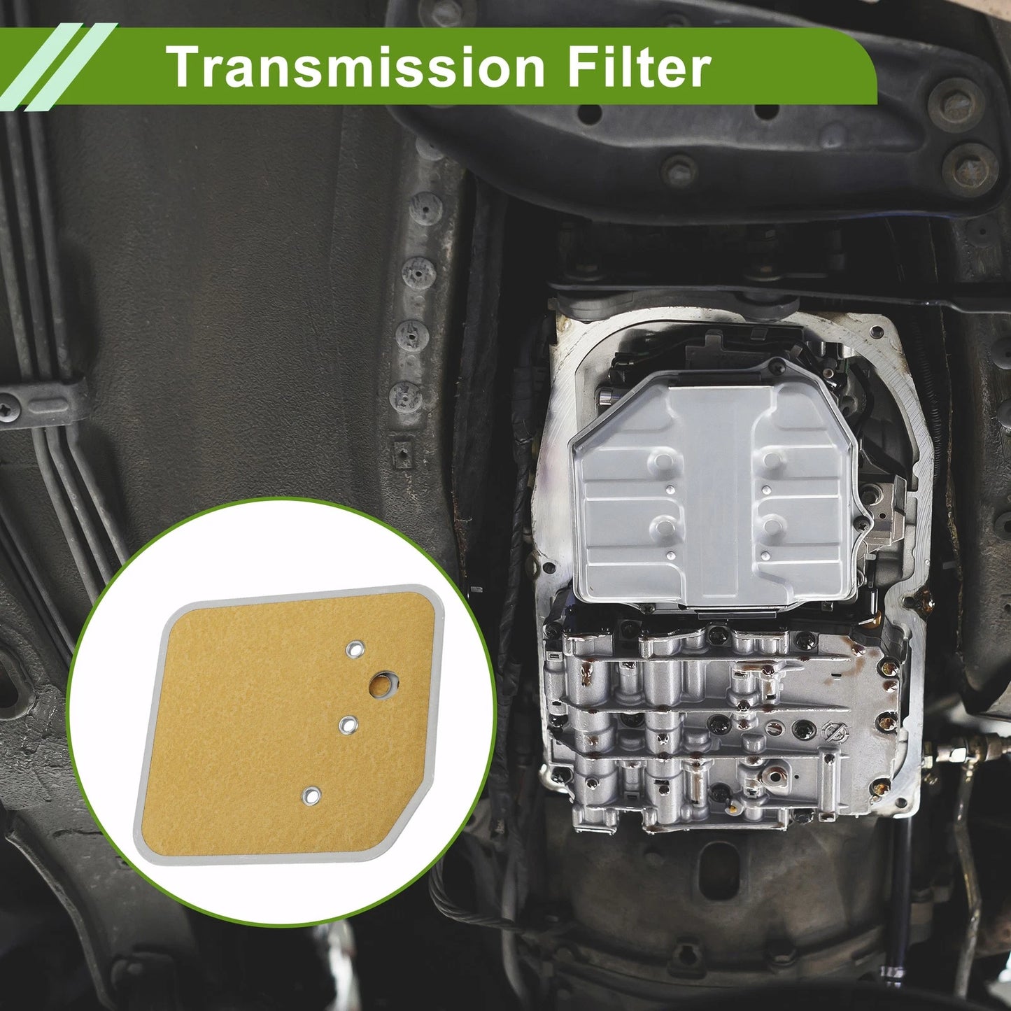 Transmission Filter for Jeep Wrangler 2001-2002 (2 x No.8123042, 3515996)