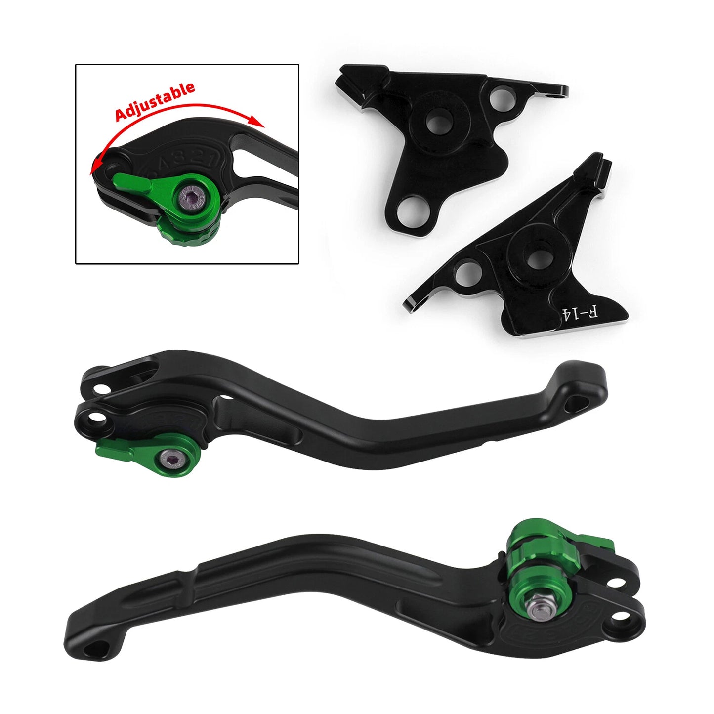 Brake Clutch Lever for Kawasaki ZRX1100 ZZR1200 ZX7R ZG1000 (1997-2005)