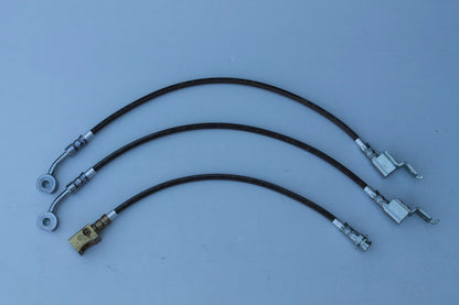 Braided Brake Hose Set (3) for Jeep Cherokee XJ (1994-2001)