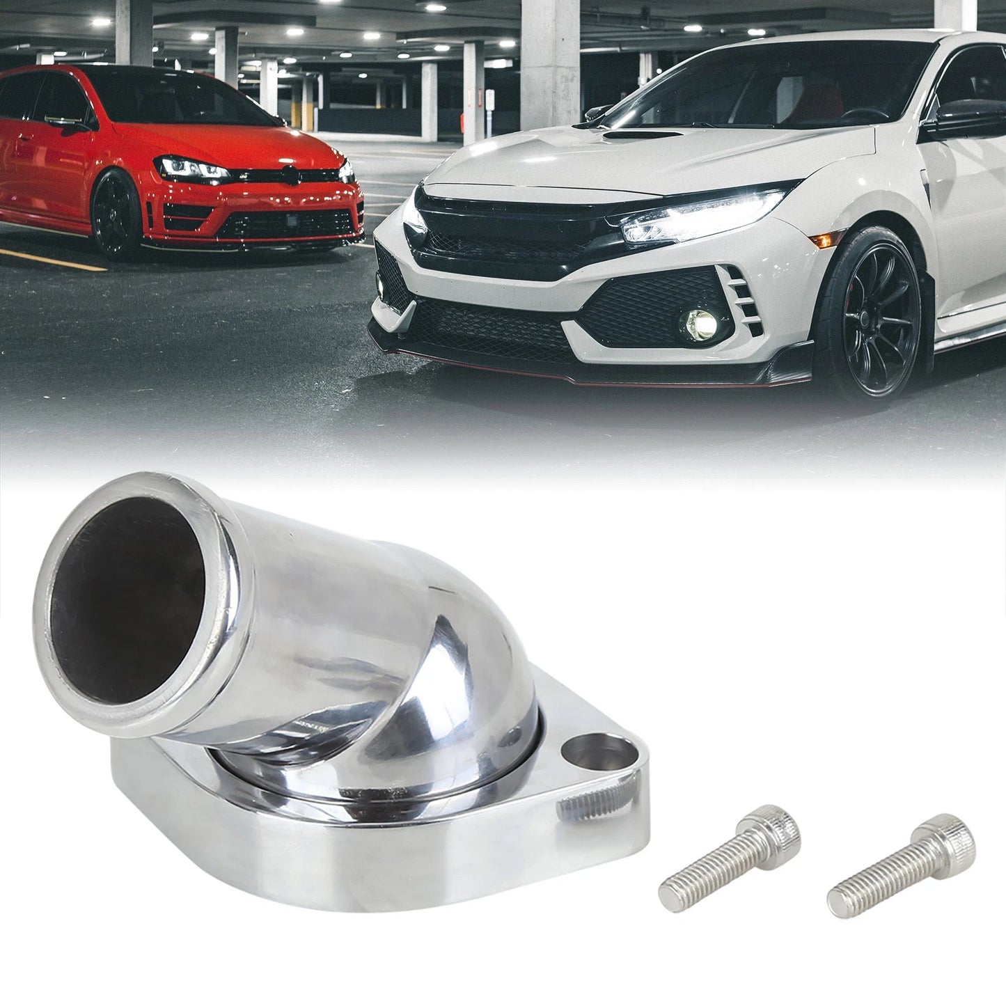 Engine Coolant Thermostat Neck Housing for Chevy LS1 LS2 4.8L 5.3L 6.0L