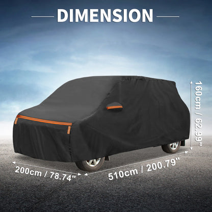 Waterproof Aluminum Film Cotton Car Cover for Toyota Alphard (2015-2023)