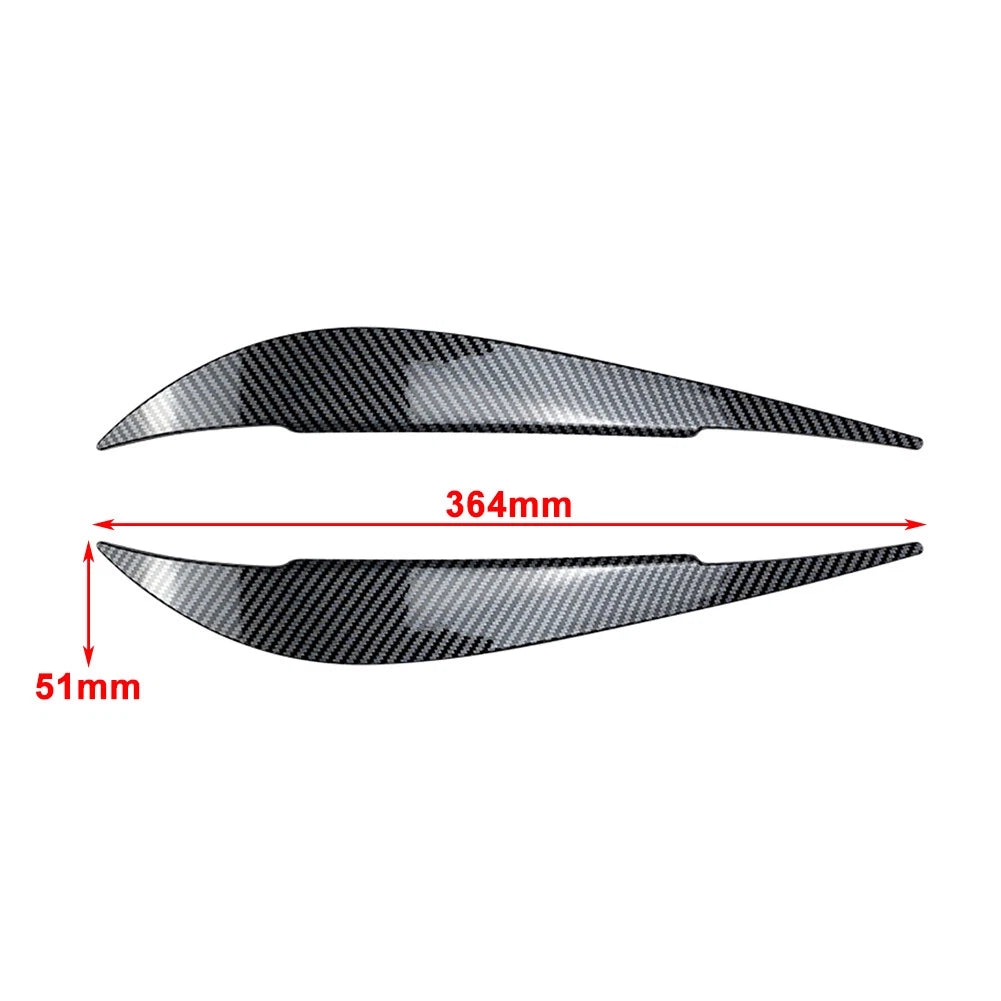 Carbon Fiber Front Headlight Eyebrow Trim for BMW 4 Series (2012-2020)
