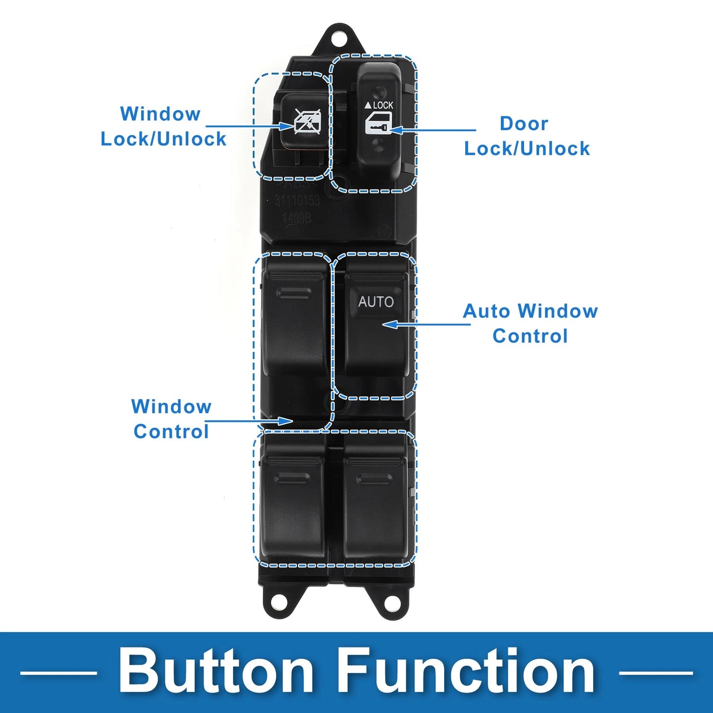 Power Window Switch for Toyota Corolla (1997-2004)