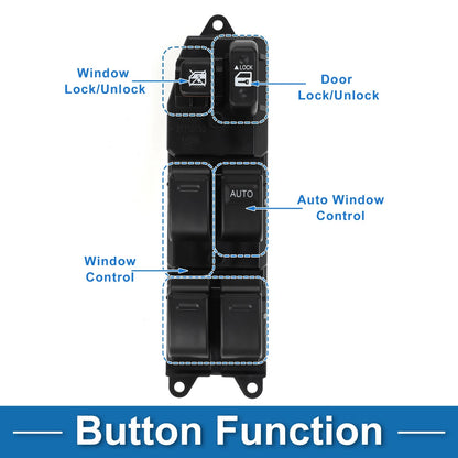 Power Window Switch for Toyota Corolla (1997-2004)