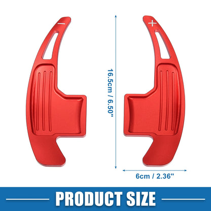 Steering Wheel Shift Paddle for Ford Mustang 2015-2021 Red (Set of 2)
