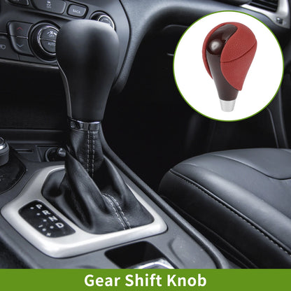 Automatic Gear Shift Knob for Lexus ES350 (2007-2015) - Red Brown Faux Leather