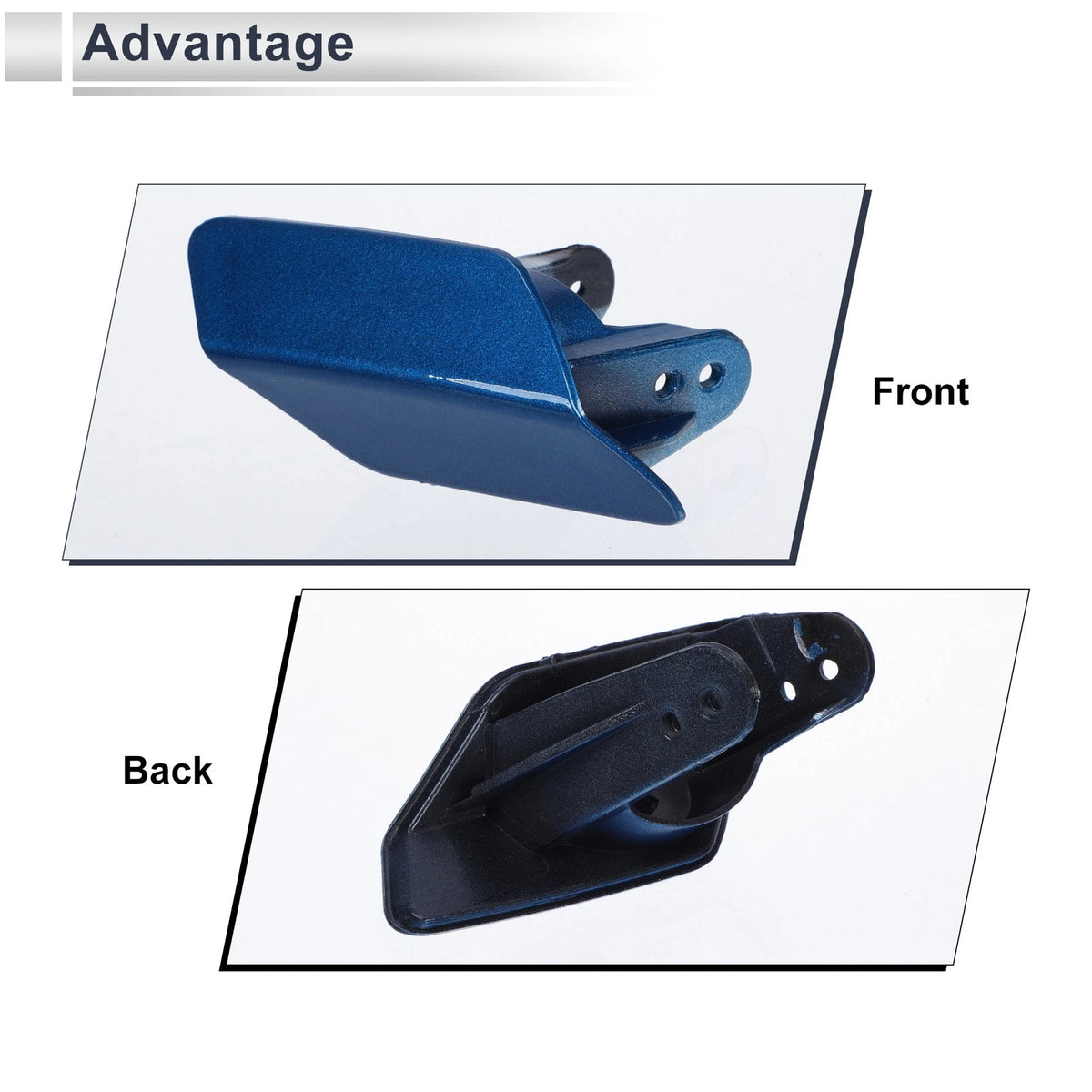 Front Right Bumper Headlight Washer Nozzle Cover Cap for BMW 320i Blue