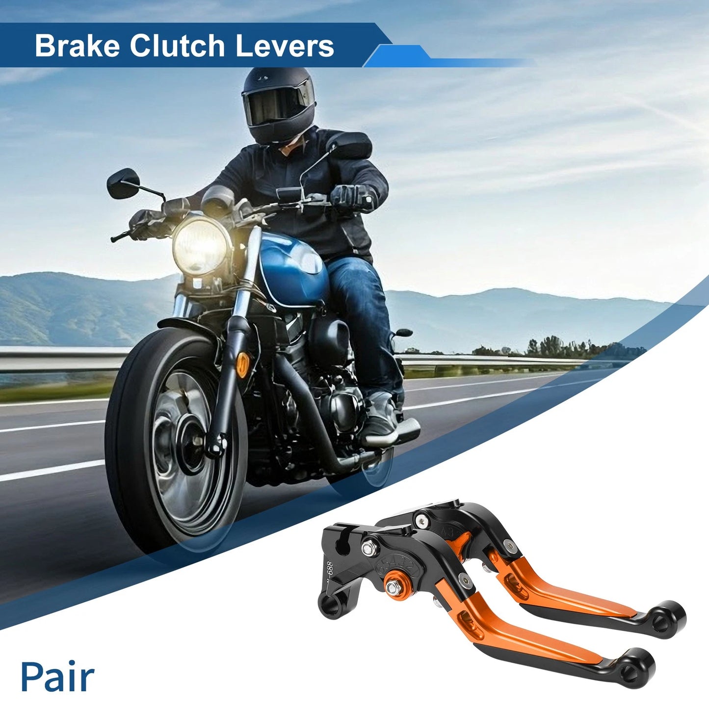 Brake Clutch Lever Adjustable Short/Long for Yamaha YZF R1 (2009–2014)