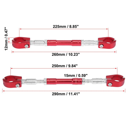 Balance Bar 22mm Red for Motorcycle Crossbar Handlebar