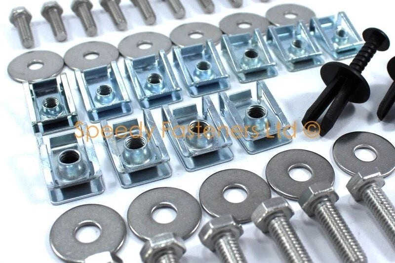 Radiator Contour Stainless Steel Bolts Clips for Opel VX220