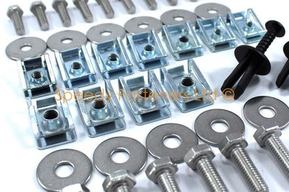 Radiator Contour Stainless Steel Bolts Clips for Opel VX220