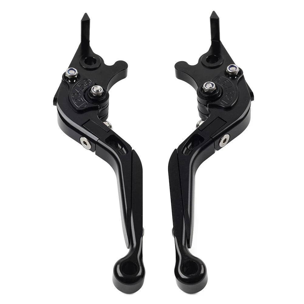 CNC Black Extendable Brake Clutch Levers for Ducati Monster (2001-2015)