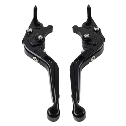 CNC Black Extendable Brake Clutch Levers for Ducati Monster (2001-2015)