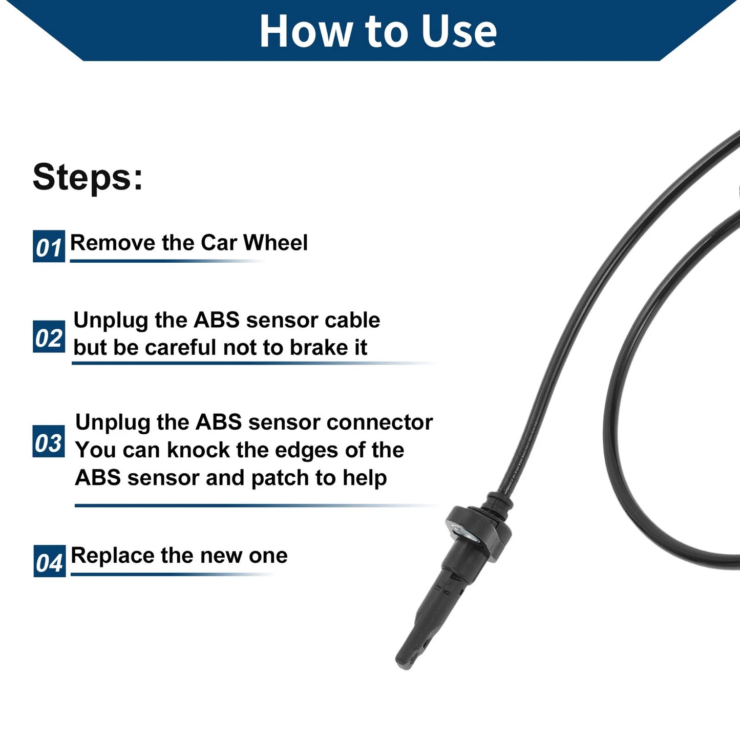 ABS Wheel Speed Sensor for Chevrolet Cruze Front Right