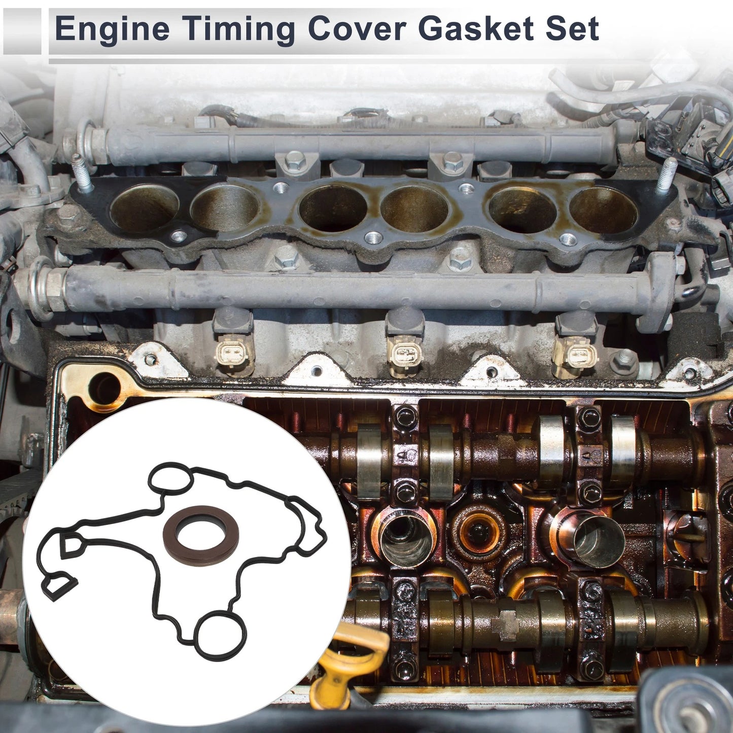 Engine Timing Cover Gasket Set for Chrysler 300 (2005-2023)