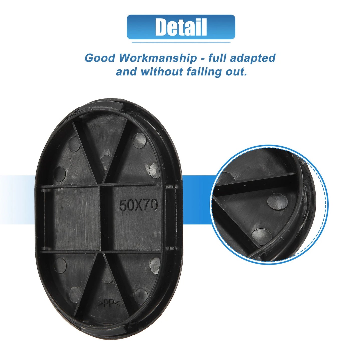 Truck Bed Plug for Dodge Ram Plastic Black