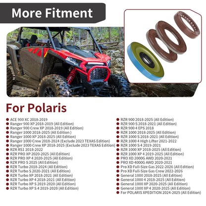 Triple Lip Seal Kit for Polaris RZR 1000 S/XP (2018–2025)