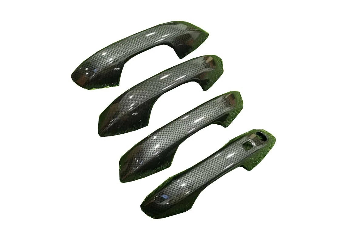 4 x Carbon Black Door Handle Covers for BYD Atto3 (2022-2024)