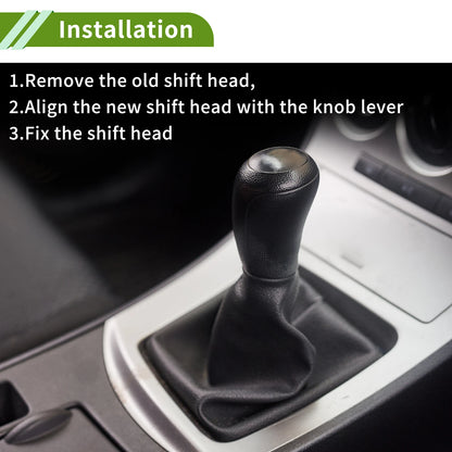 5 Speed Manual Gear Shift Knob for Honda Accord (1990-1997) Black Aluminum