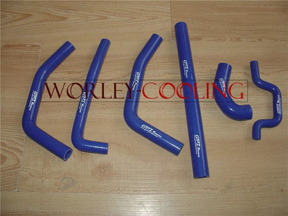 Hose & Aluminum Radiator for Kawasaki KXF250 KX250F (2009-2010) BLUE