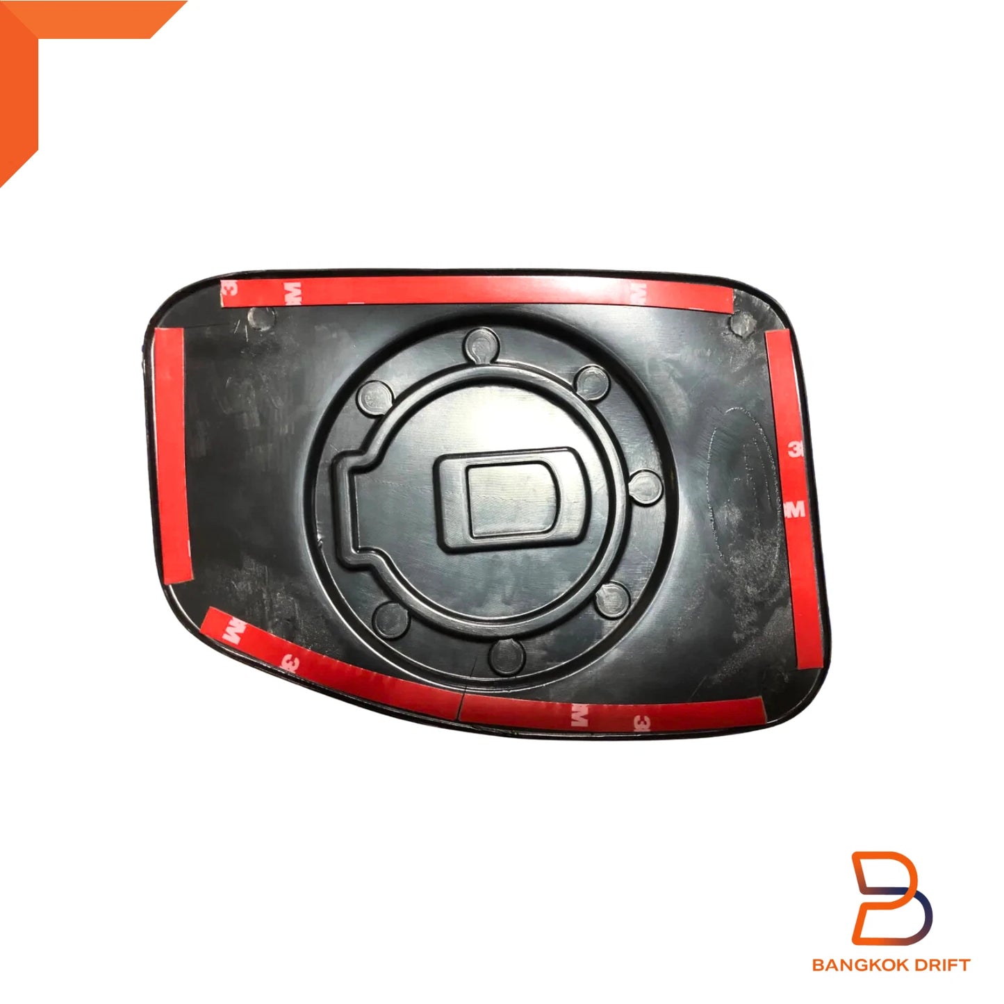 Black Fuel Oil Tank Cap Cover Trim for Ford Ranger T6 PX 2012-2021