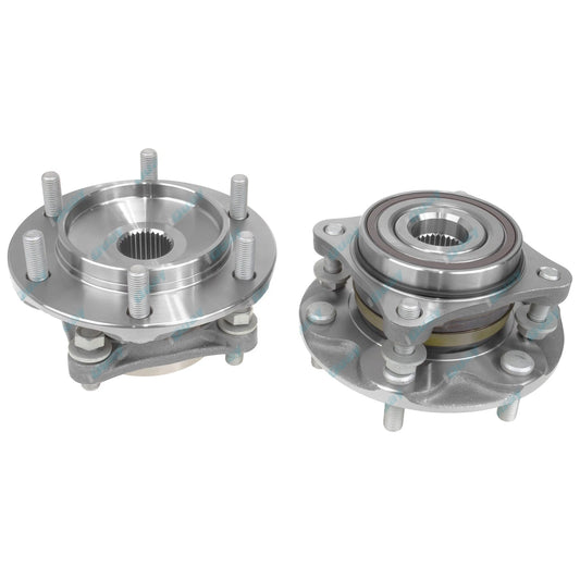 2 x Front Wheel Bearing Hubs for Toyota Fortuner GUN156 4cyl 2.8L 2015-2019