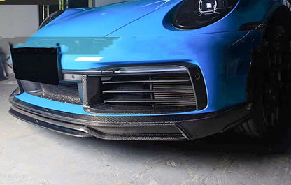 2 x Front Fog Light Air Vent Covers for Porsche Carrera 911 (2018-2022)