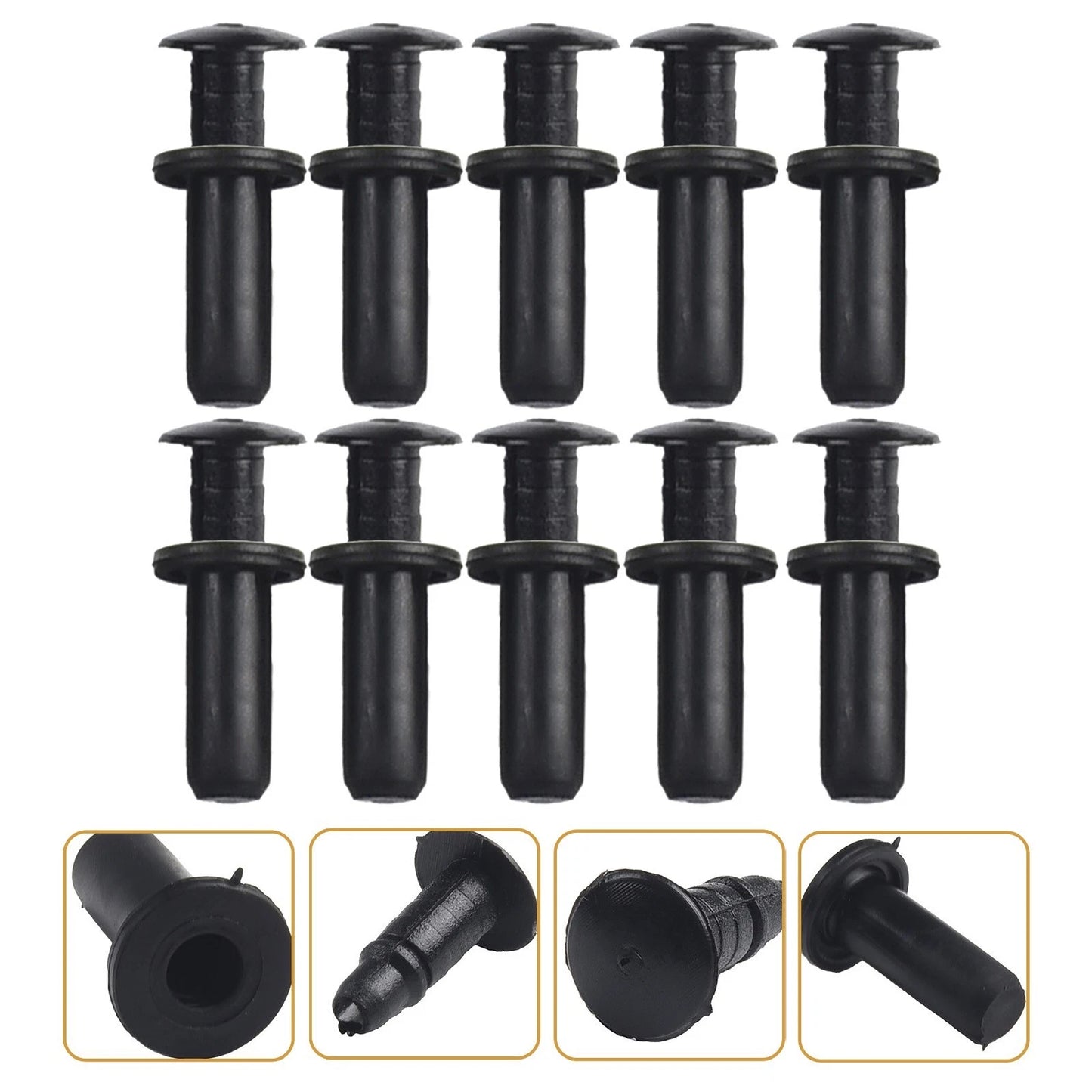 Clips Mountings Retainer Fastener Rivet Set for Mercedes-Benz