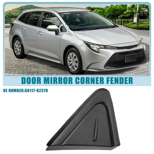 Front Right Door Mirror Corner Fender Triangle Cover for Toyota Corolla (2019-2021)