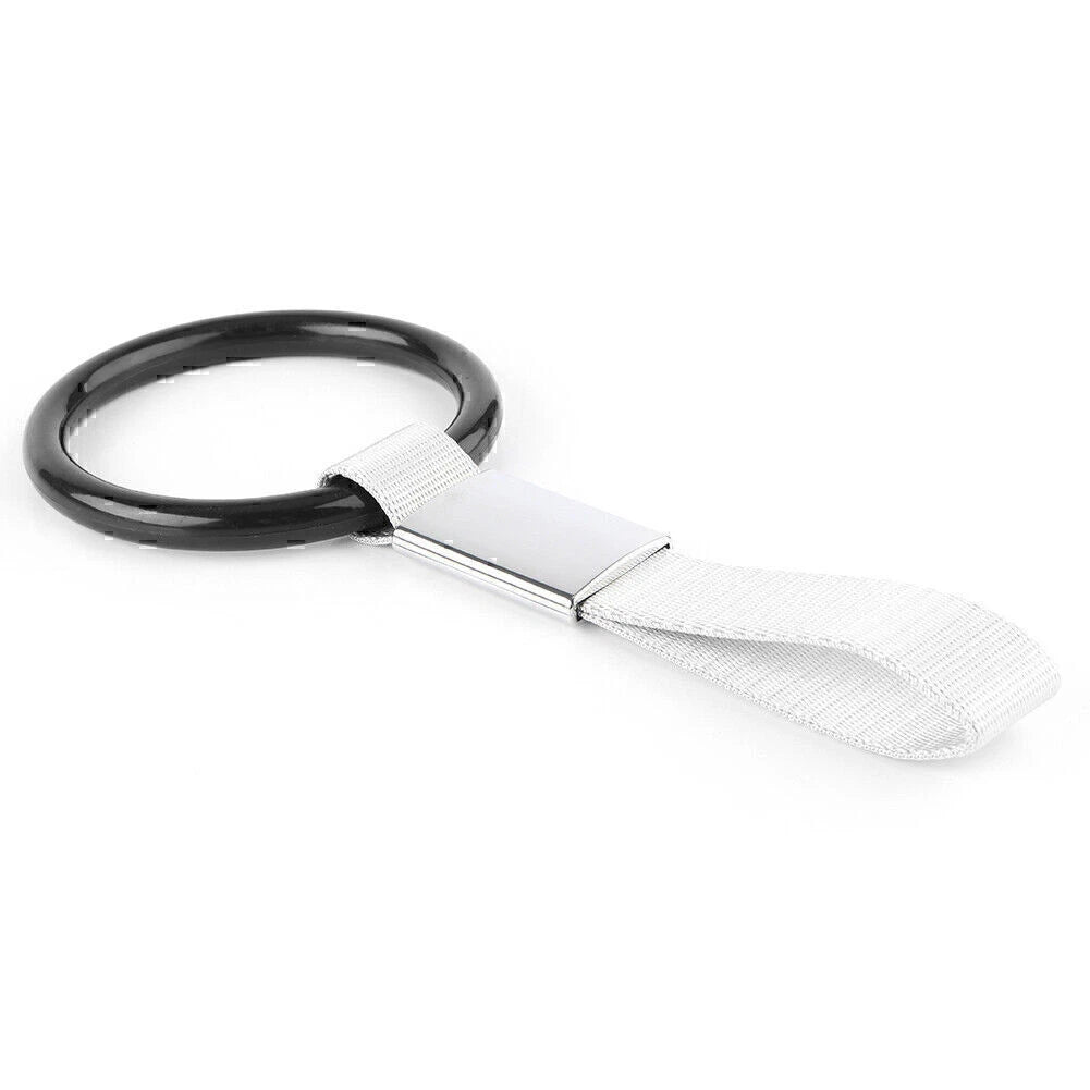 Tsurikawa Ring Handle Strap Charm for Subway Train Bus - Black