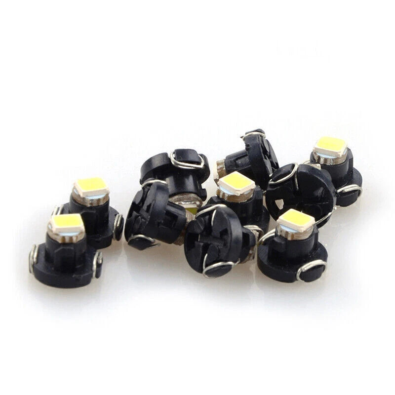 Pink T3 Neo Wedge LED Light Bulbs for Dashboard Panel A/C Climate Control