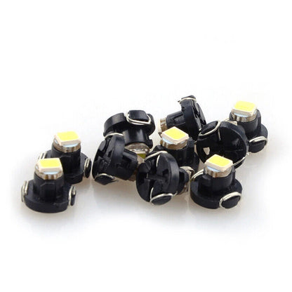 Pink T3 Neo Wedge LED Light Bulbs for Dashboard Panel A/C Climate Control