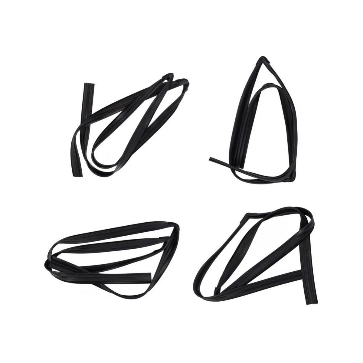 Glass Run Door Channel Rubber Set 4 Fits Honda Civic 4D FD Sedan 2006-09 D06
