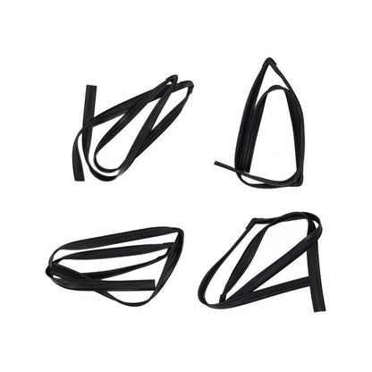 Glass Run Door Channel Rubber Set 4 Fits Honda Civic 4D FD Sedan 2006-09 D06